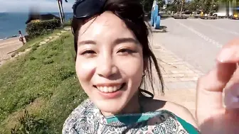 比基尼女孩沙滩邂逅暧昧清纯小只马