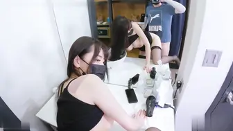 御姐女神小水水，被按在洗手间爆插